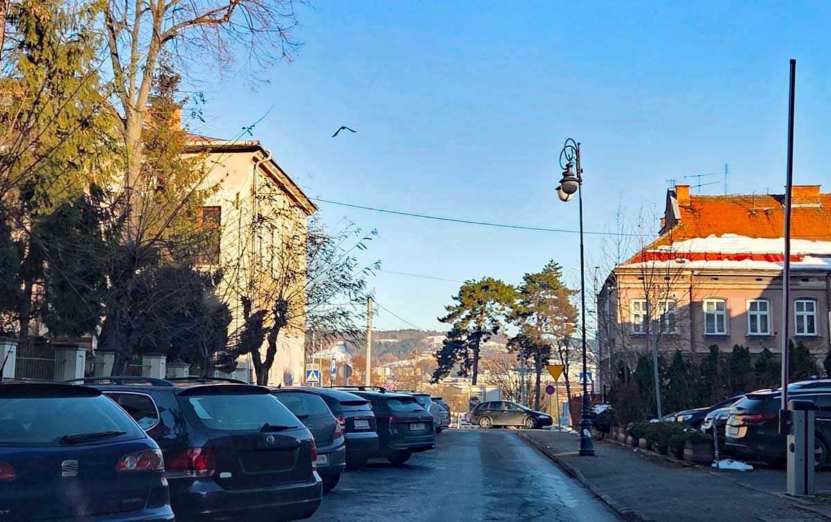 Nowy Sącz ulica Kopernika, odcinek między Długosza i Matejki