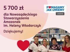rossmann pomagamy jak umiemy - akcja charytatywna na rzecz Nowosądeckiego Stowarzyszenia Amazonek im. Heleny Włodarczyk