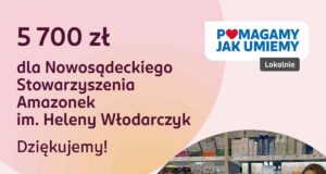 rossmann pomagamy jak umiemy - akcja charytatywna na rzecz Nowosądeckiego Stowarzyszenia Amazonek im. Heleny Włodarczyk