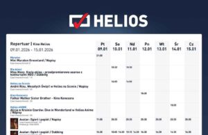 repertuar Heliosa w Nowym Sączu 09.01-15.01.2026