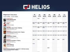 Helios Nowy Sącz repertuar 16-22 stycznia