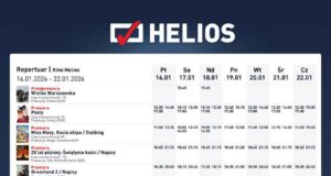 Helios Nowy Sącz repertuar 16-22 stycznia