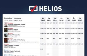 Repertuar kina Helios (do 29 stycznia) Helios Nowy Sącz 23-29.01.2026