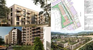 7-piętrowe bloki przy ul. Śniadeckich? Osiedle na 500 mieszkań przy ul. Myśliwskiej? wizualizacje planowanych inwestycji deweloperów w nowym saczu