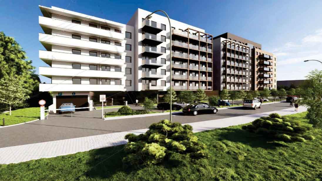 budynek ul. Śniadeckich - wizualizacja