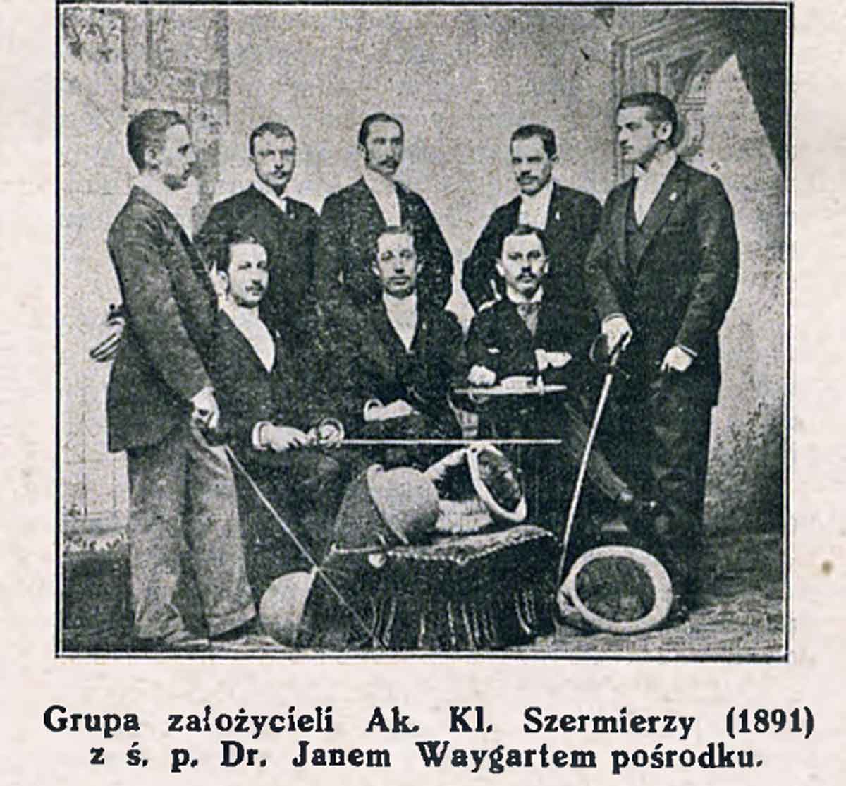 Jan Waygart na zdjęciu z Tygodnika Ilustrowanego Stadjon (1927)