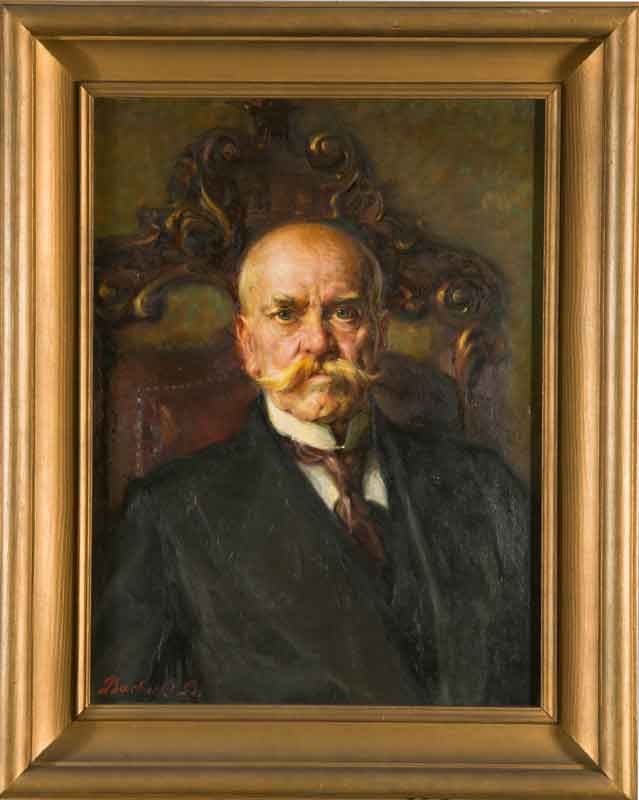 Wiktor Oleksy. Obraz olejny na płótnie, aut. Bolesław Barbacki. Zbiory Muzeum Ziemi Sądeckiej