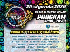 Nowy Sącz Finał WOŚP 2026 - plakat