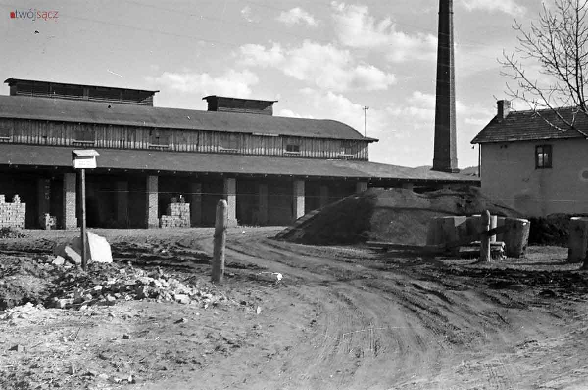 obiekty cegielni Zawada w latach 50.