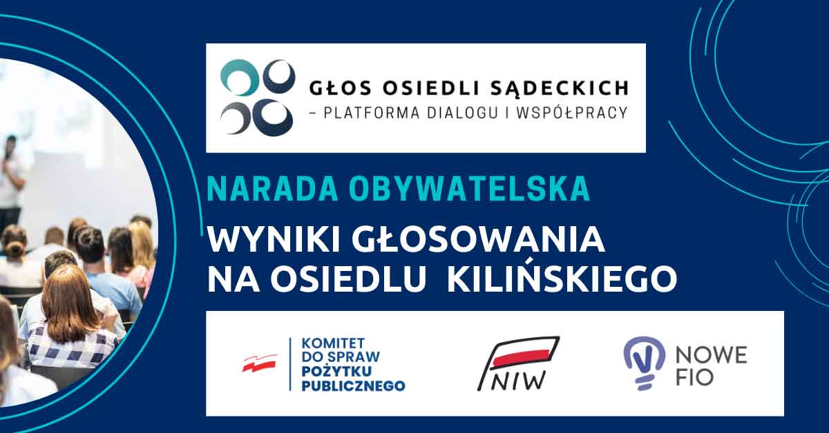 głosowanie po Naradzie Obywatelskiej na osiedlu Kilińskiego - wyniki