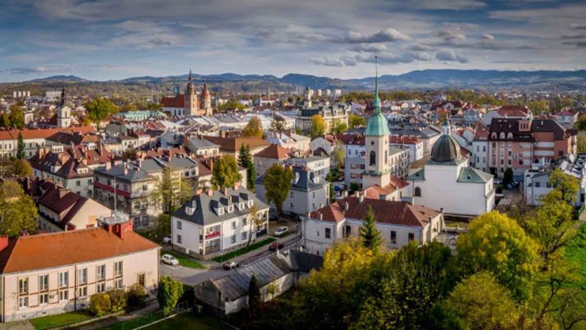 mieszkania Nowy Sącz na sprzedaż - panorama miasta