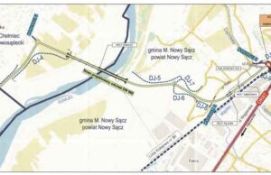 budowa połączenia DK 87 z DW 969 - orientacyjny przebieg