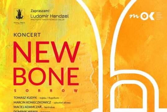 New Bone - koncert MOK Nowy Sącz - plakat