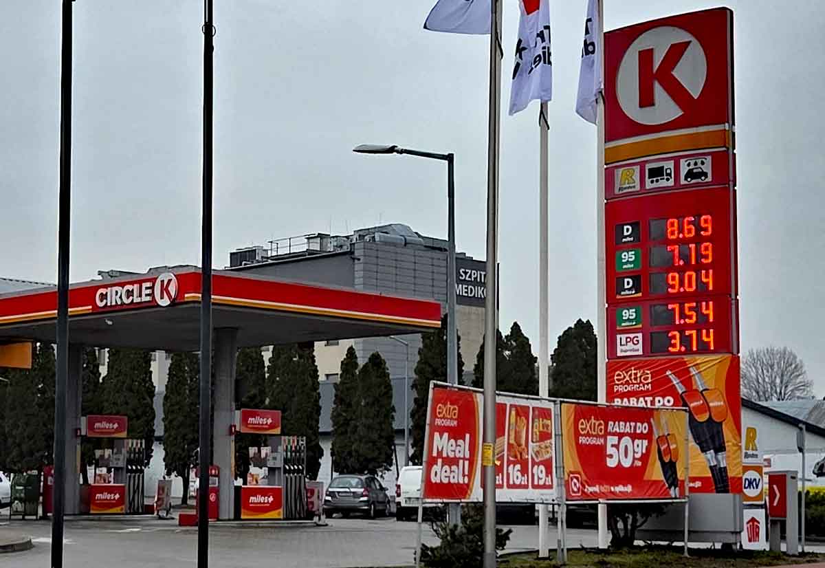 stacja Circle K przy ul. Kilińskiego w Nowym Sączu