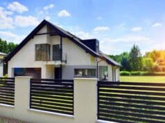 Ogrodzenie ze stali czarnej ocynkowanej i malowanej proszkowo skstal.pl