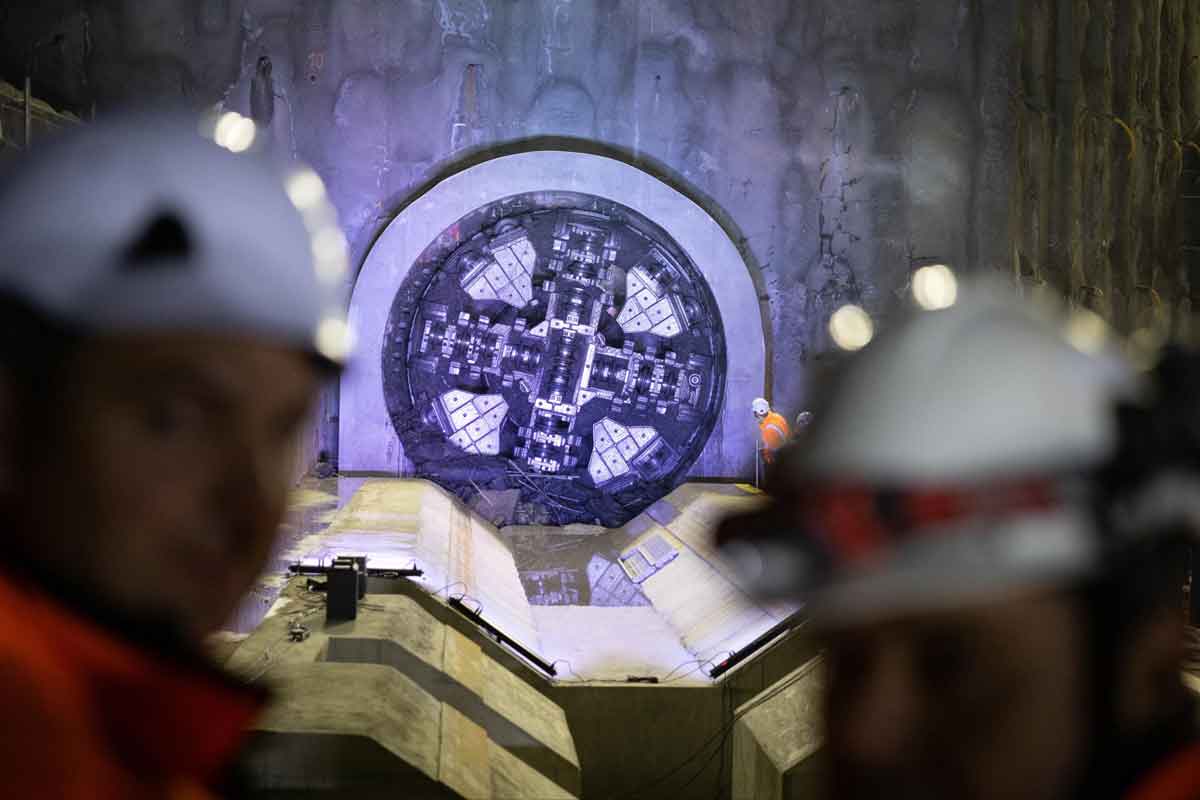Tarcza TBM Kinga wydrążyła tunel ewakuacyjny pod Pisarzową