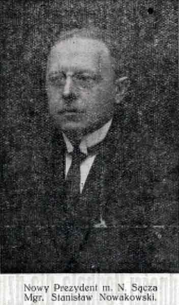 Stanisław Nowakowski, prezydent Nowego Sącza, fotografia z Głosu Podhala 1934