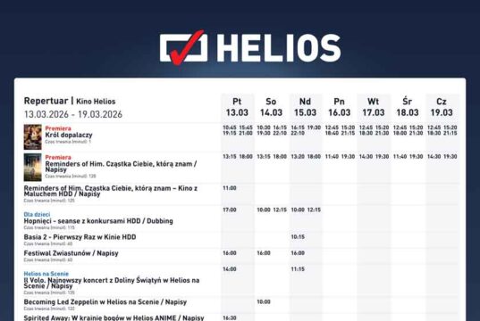Nowy Sącz Repertuar kina Helios (do 19 marca)