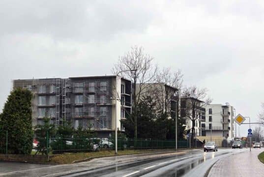 Nowy Sącz ul. 29 Listopada, mieszkania STBS w budowie