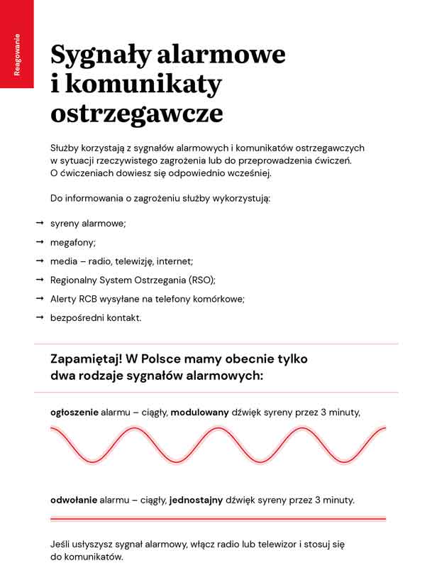 sygnały alarmowe w Polsce