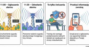 Piątek, trzynastego. Test nowego systemu alarmowego test systemu alarmowego, Nowy Sącz 13 marca 2026