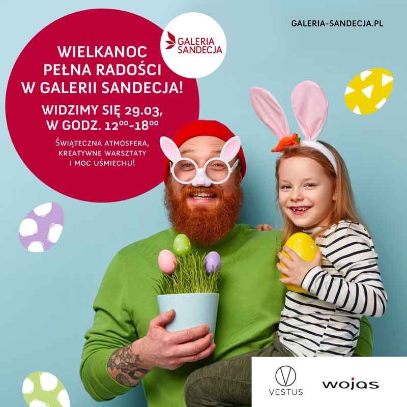 wielkanocna akcja w galerii sandecja