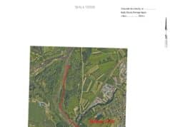 konsultacje zmiana granic administracyjnych powiatu nowosądeckiego - włączenie części Miasta Nowy Sącz do gminy Stary Sącz - mapka orientacyjna