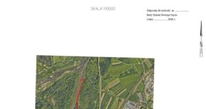 konsultacje zmiana granic administracyjnych powiatu nowosądeckiego - włączenie części Miasta Nowy Sącz do gminy Stary Sącz - mapka orientacyjna