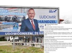 plakat wyborczy Ludomir Handzel w 2024