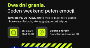 Gamingowy weekend w Galerii Trzy Korony Salon Komputronik Nowy Sącz G. Trzy Korony zaprasza na gamingowy weekend