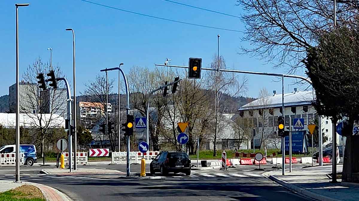 Nowy Sącz, skrzyżowanie Husarska Kilińskiego