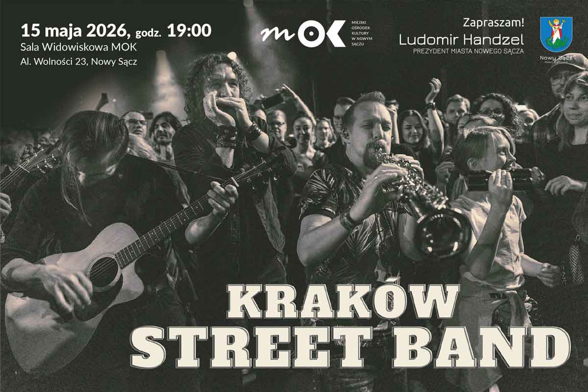 Kraków Street Band - koncert w Nowym Sączu