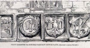 Jan Matejko w Nowym Sączu szkicował płyty kamienne w kościele farnym