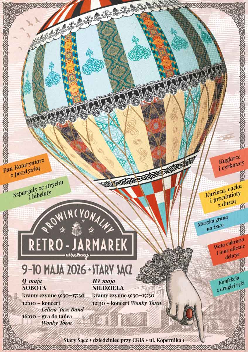 Prowincyonalny Retro-Jarmarek, wiosna 2026, program