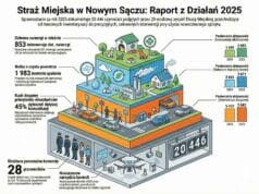Nowy Sącz, raport Straż Miejska 2025 dane