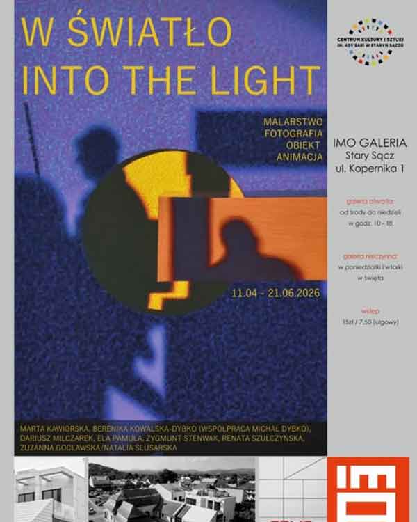 Wystawa W światło do 21 czerwca w IMO Galerii w Starym Sączu (ul. Kopernika 1)