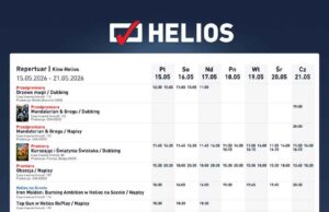 Nowy Sącz Repertuar kina Helios (15 - 21 maja)