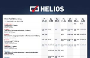 Repertuar kina Helios (do 4 czerwca)