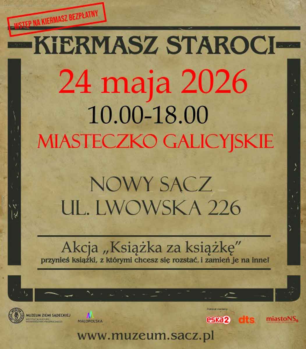 Miasteczko Galicyjskie Kiermasz Staroci 2026, akcja Drugie życie książki