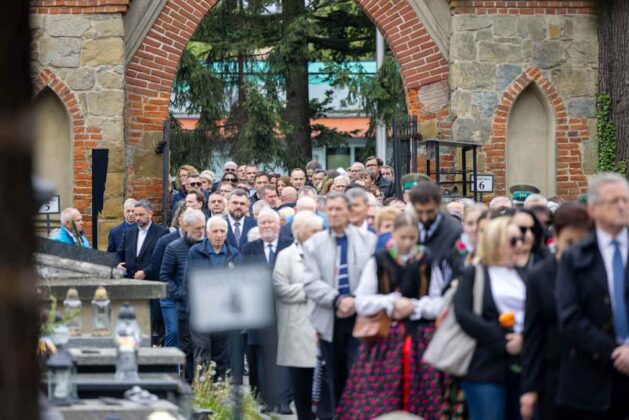 Cmentarz Komunalny w Nowym Sączu, pogrzeb Krzysztofa Pawłowskiego