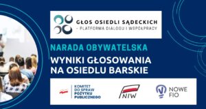 Otwarte głosowanie publiczne na osiedlu Barskie - wyniki głosowania Głos Osiedli Sądeckich