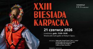 XXIII Biesiada Karpacka w Miasteczku Galicyjskim - afisz - program