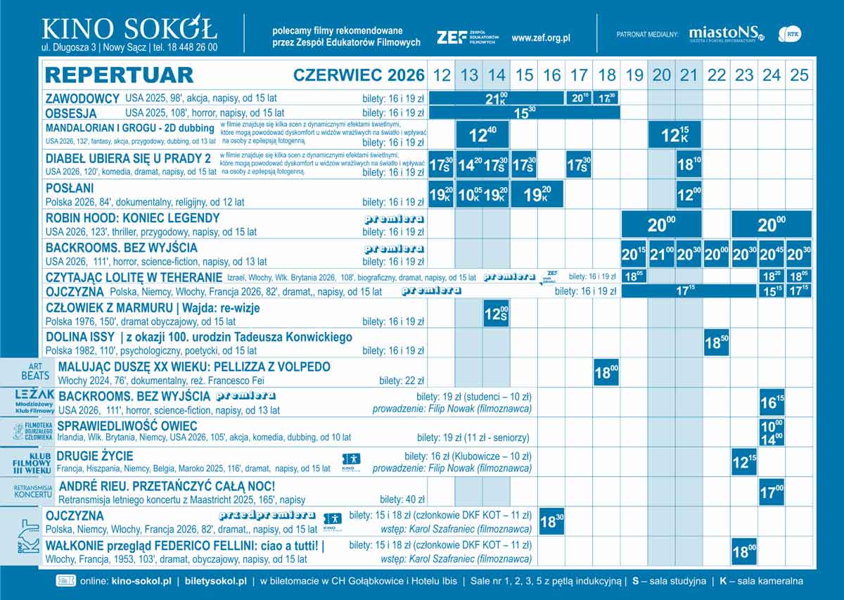 Repertuar kina Sokół (do 25 czerwca) - 2