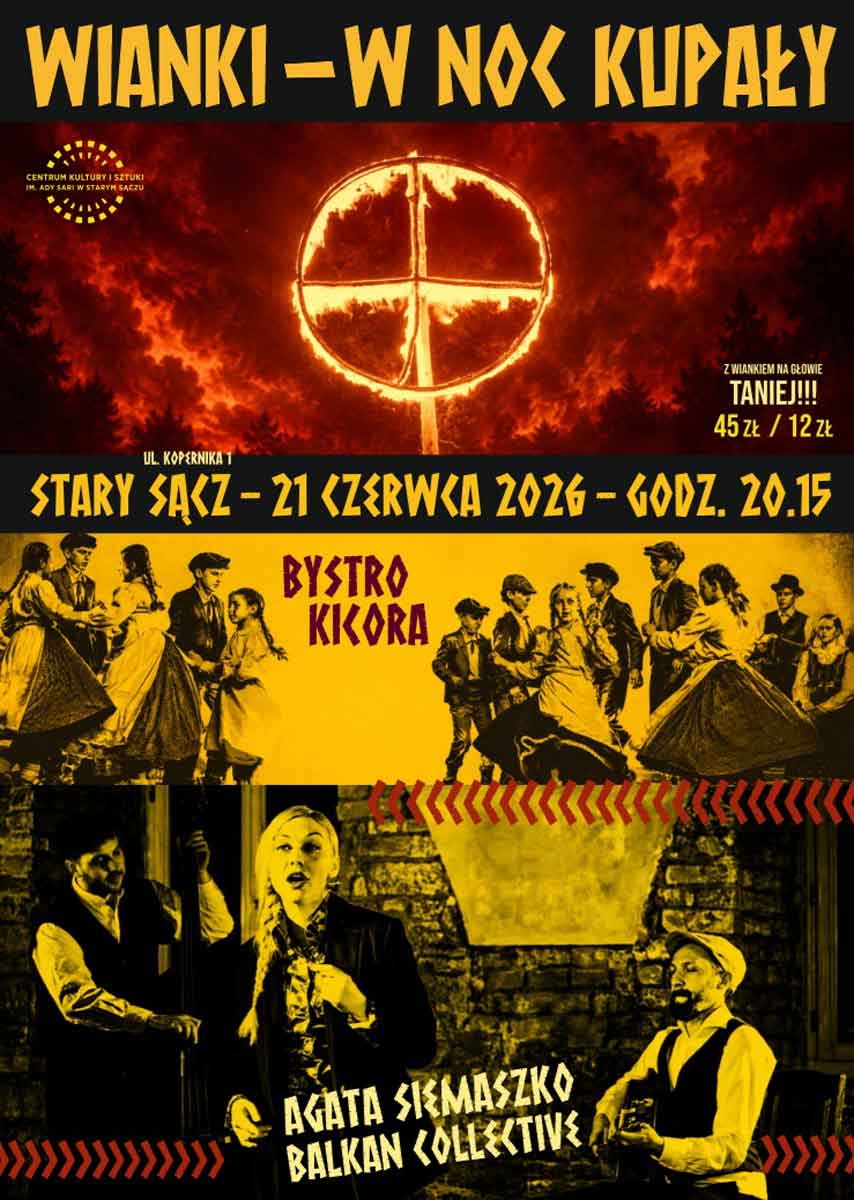Stary Sącz Wianki 2026 - afisz