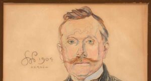 Jan Raczyński – zapomniany pediatra z Nowego Sącza Jan Rudolf Raczyński lekarz pediatra, profesor nauk medycznych. Portret Stanisława Wyspiańskiego