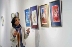 Agnieszka Tes, kurator wystawy „Wyśniłem swoje życie - Marc Chagall grafika” w Starym Sączu