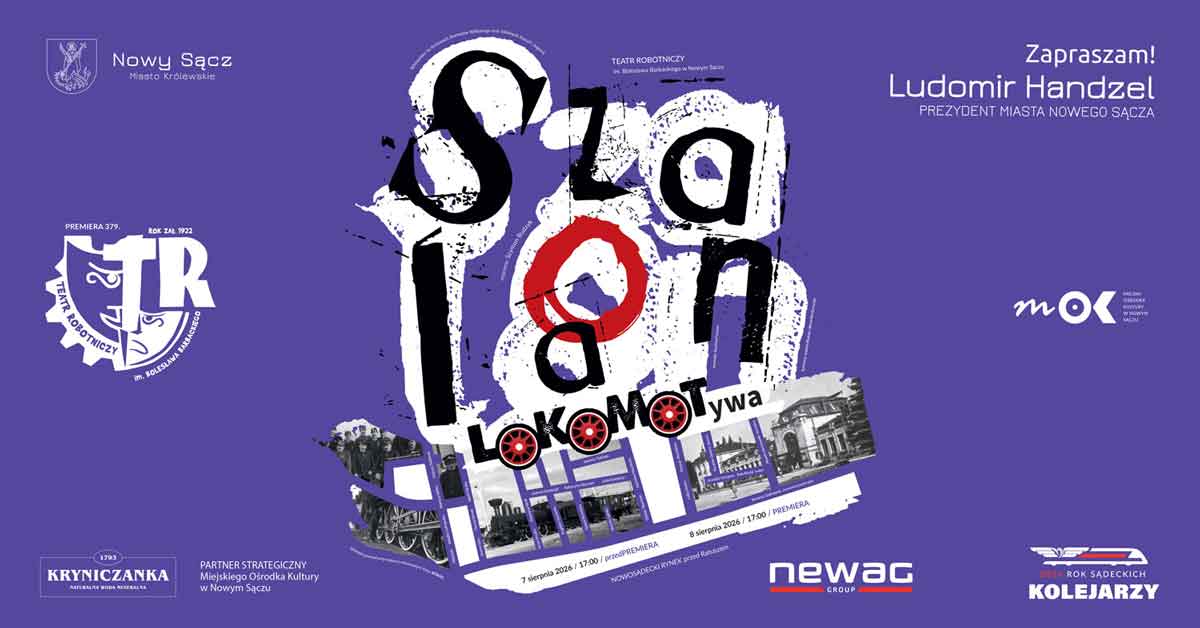 plenerowy spektakl Szalona lokomotywa - Nowy Sącz Rynek