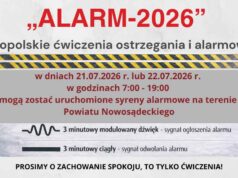 ćwiczenia alarm 2026 powiat nowosądecki - grafika