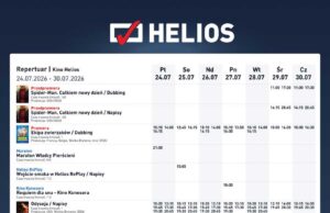 Nowy Sacz Repertuar kina Helios (do 30 lipca)