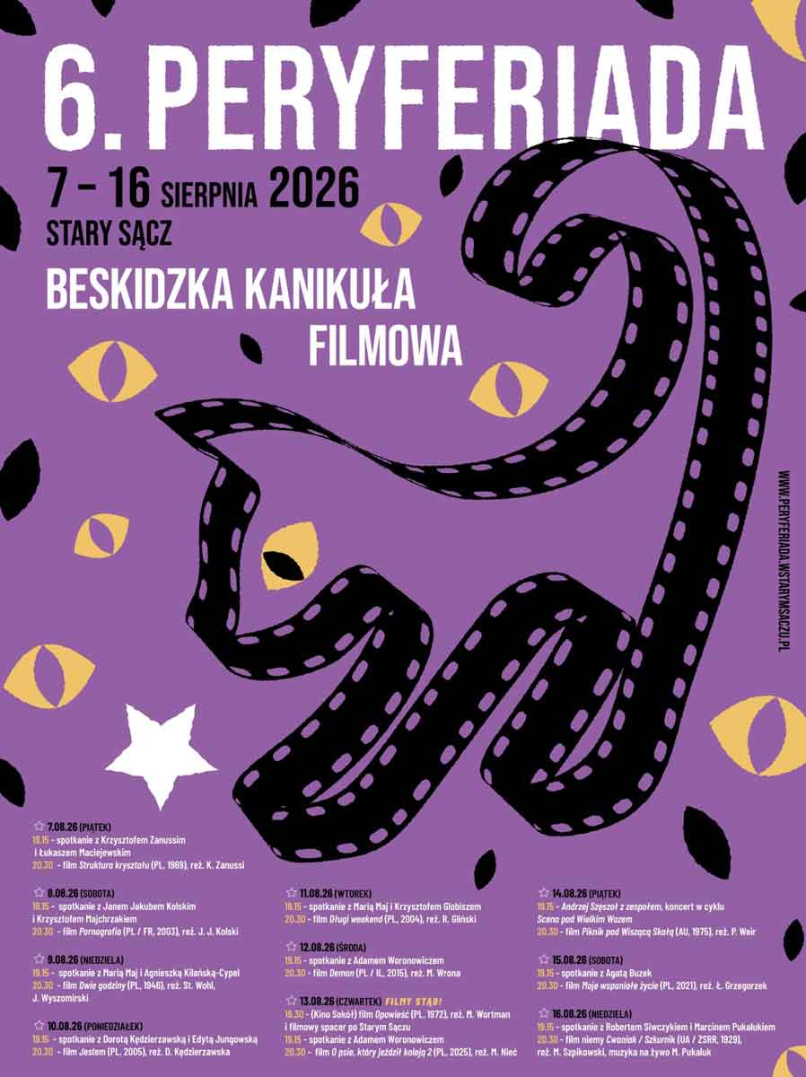 program 6. PERYFERIADY Beskidzkiej Kanikuły Filmowej - plakat